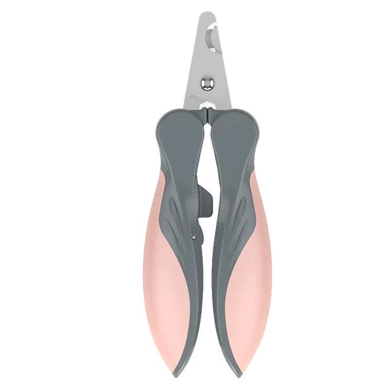 Coupe-Ongles pour Chien Poignée Caoutchouc — Lame Inox, 3 Coloris