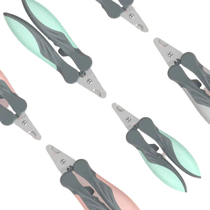 Coupe-Ongles pour Chien Poignée Caoutchouc — Lame Inox, 3 Coloris