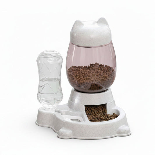 Distributeur Automatique Nourriture & Eau pour Animal — 528ml / 2,2L