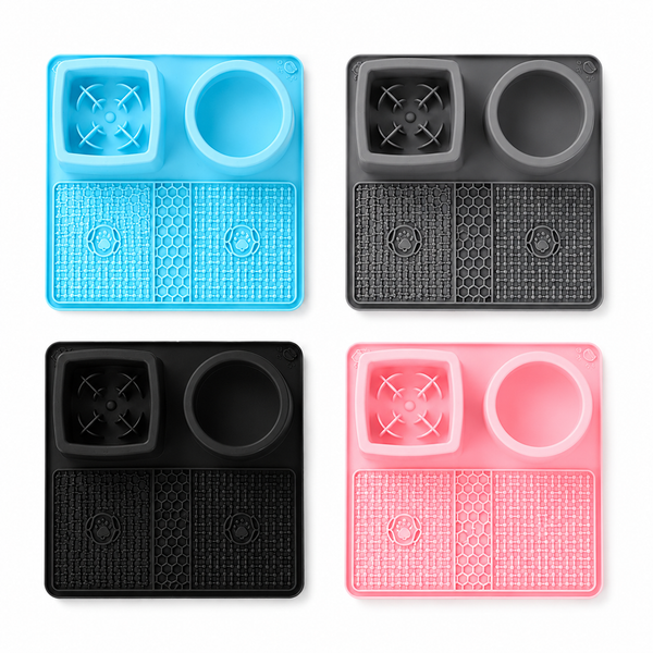 Tapis de léchage en Silicone — Chiens et Chats