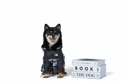Manteau Coupe-Vent Chaud pour Chien — Polyester, Style Casual
