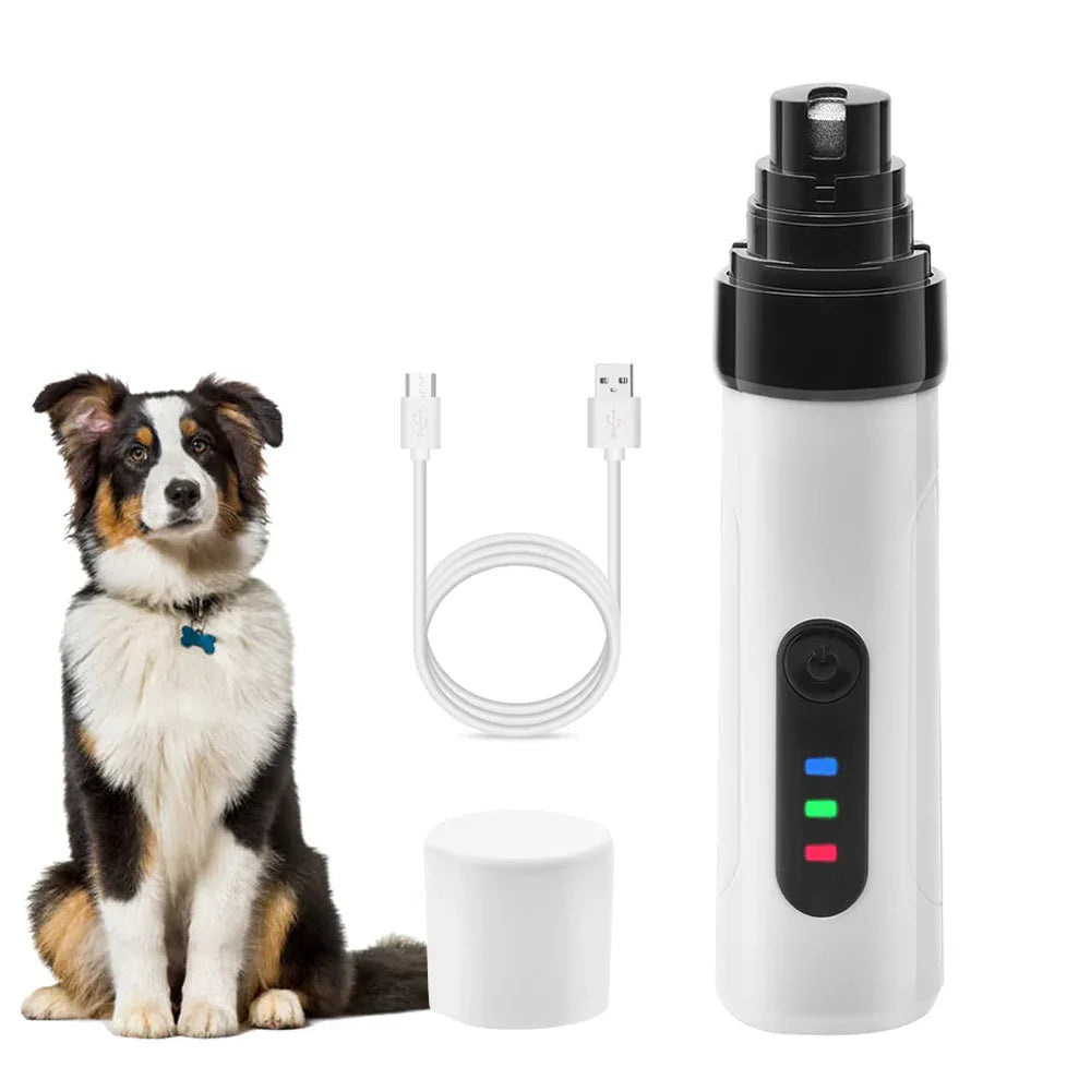 Lime à Ongles Électrique pour Chien — Rechargeable USB, Silencieuse