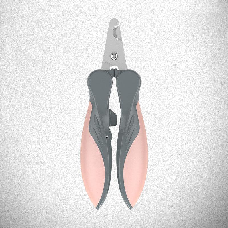 Coupe-Ongles pour Chien Poignée Caoutchouc — Lame Inox, 3 Coloris