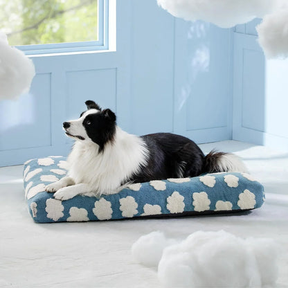 Grand Lit pour Chien — Mousse Déchiquetée, Housse Amovible, Intérieur