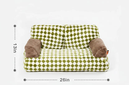 Canapé-Lit Moelleux pour Chat & Chien — Lavable, Antidérapant, Orthopédique