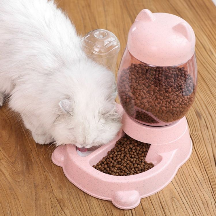 Automatic Pet Food & Water Feeder — 528ml Water, 2.2L Food