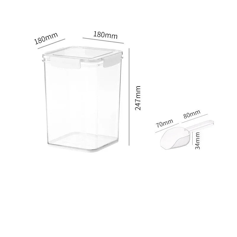 Seau de Stockage Alimentaire pour Animaux — Silicone, Hermétique