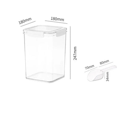 Seau de Stockage Alimentaire pour Animaux — Silicone, Hermétique