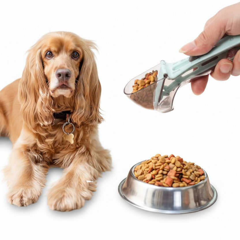 Cuillère Doseuse pour Aliments Animaux — Inox, Légère, 78g