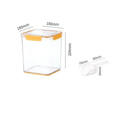 Seau de Stockage Alimentaire pour Animaux — Silicone, Hermétique
