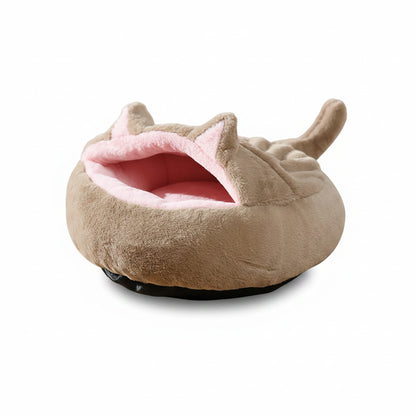 Niche en Peluche Épaisse pour Chien & Chat — Chaude, Douce