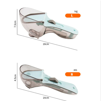 Cuillère Doseuse pour Aliments Animaux — Inox, Légère, 78g