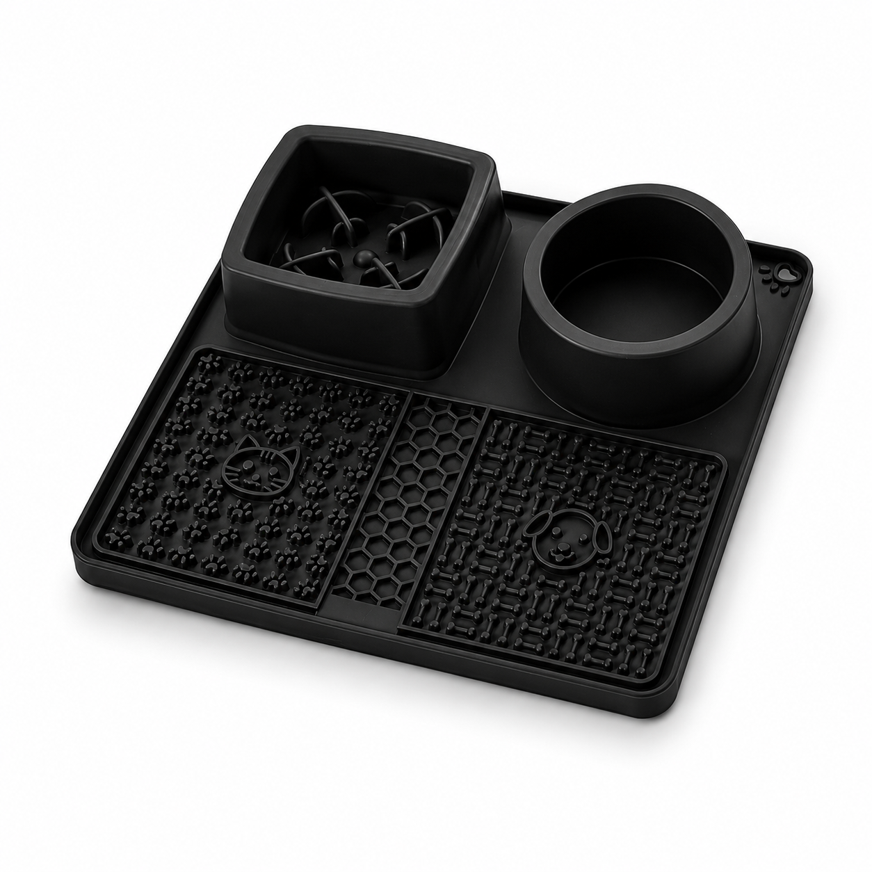 Tapis de léchage en Silicone — Chiens et Chats