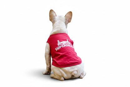 T-Shirt d'Été pour Chien — Coton, Imprimé Superman