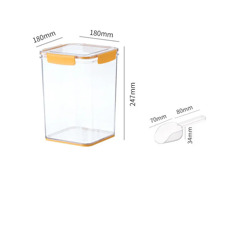 Seau de Stockage Alimentaire pour Animaux — Silicone, Hermétique
