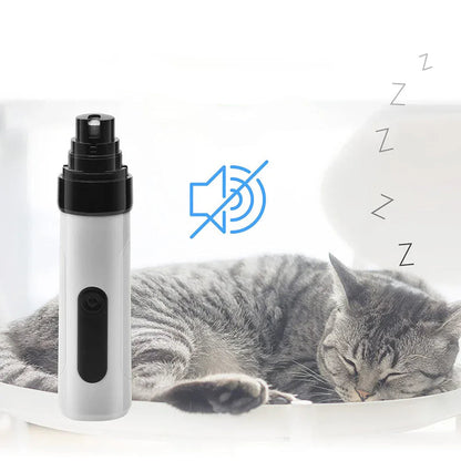 Lime à Ongles Électrique pour Chien — Rechargeable USB, Silencieuse