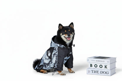 Manteau Coupe-Vent Chaud pour Chien — Polyester, Style Casual