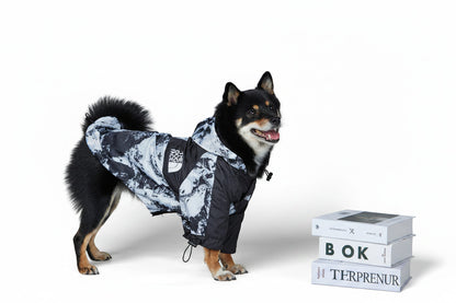 Manteau Coupe-Vent Chaud pour Chien — Polyester, Style Casual