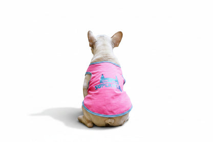 T-Shirt d'Été pour Chien — Coton, Imprimé Superman
